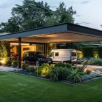 Les avantages du carport : protection et économie pour votre voiture ou camping-car, design et aménagement extérieur