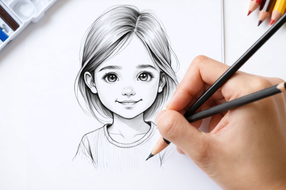 apprenez à dessiner une fille facilement et rapidement grâce à ce guide pratique étape par étape, idéal pour débutants.