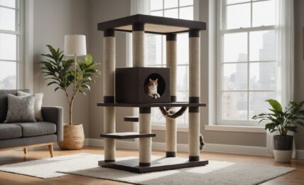 Arbre à chat design : alliez élégance et bien-être pour votre compagnon félin
