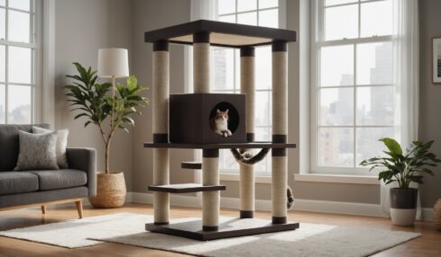 Arbre à chat design : alliez élégance et bien-être pour votre compagnon félin