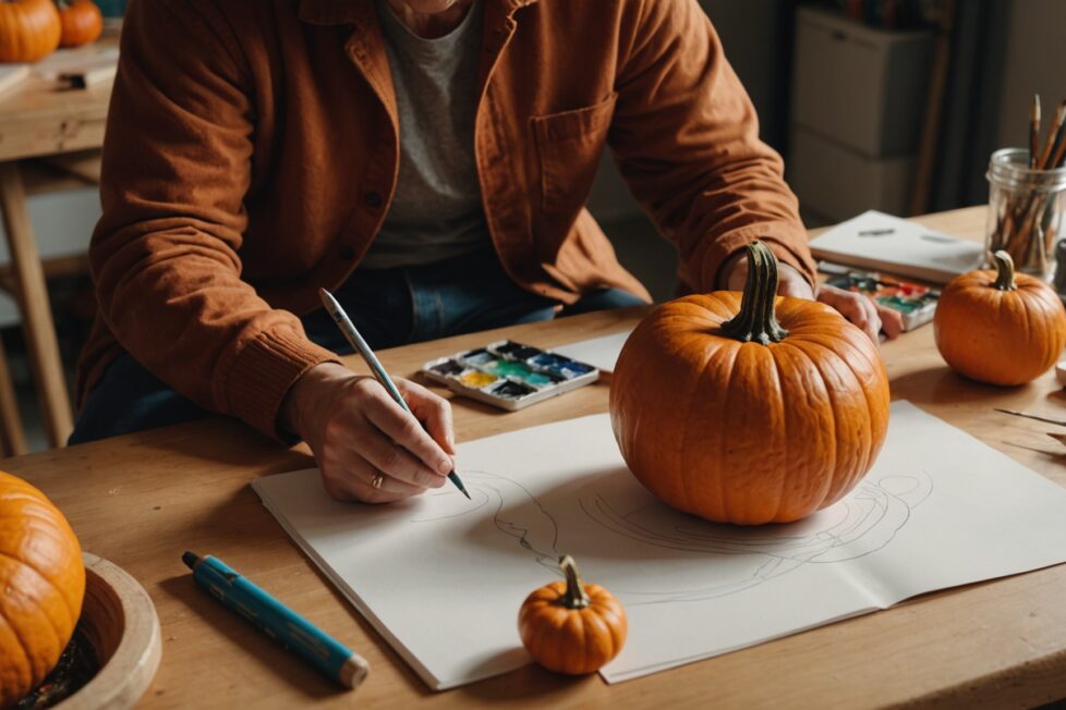 Dessinez une citrouille en toute simplicité : guide étape par étape