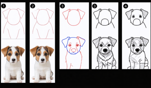 découvrez comment dessiner un chien facilement grâce à des étapes simples et rapides, adaptées à tous les niveaux pour progresser rapidement.