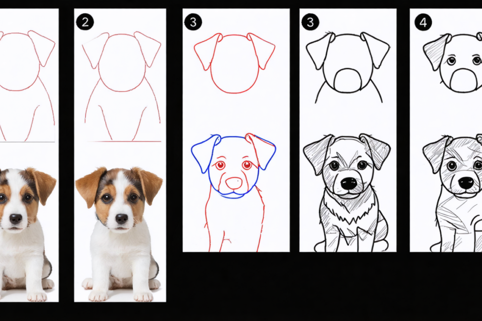 découvrez comment dessiner un chien facilement grâce à des étapes simples et rapides, adaptées à tous les niveaux pour progresser rapidement.