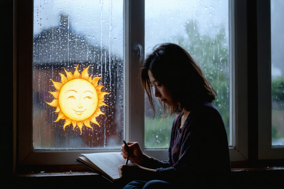 découvrez une métaphore lumineuse d'espoir et de renouveau à travers 'un jour de pluie, elle dessinera le soleil', un récit inspirant qui célèbre la force de l'optimisme face aux défis.