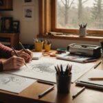 Apprenez à dessiner un tracteur facilement, étape par étape