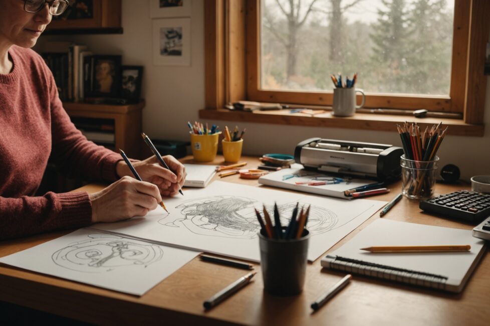 Apprenez à dessiner un tracteur facilement, étape par étape