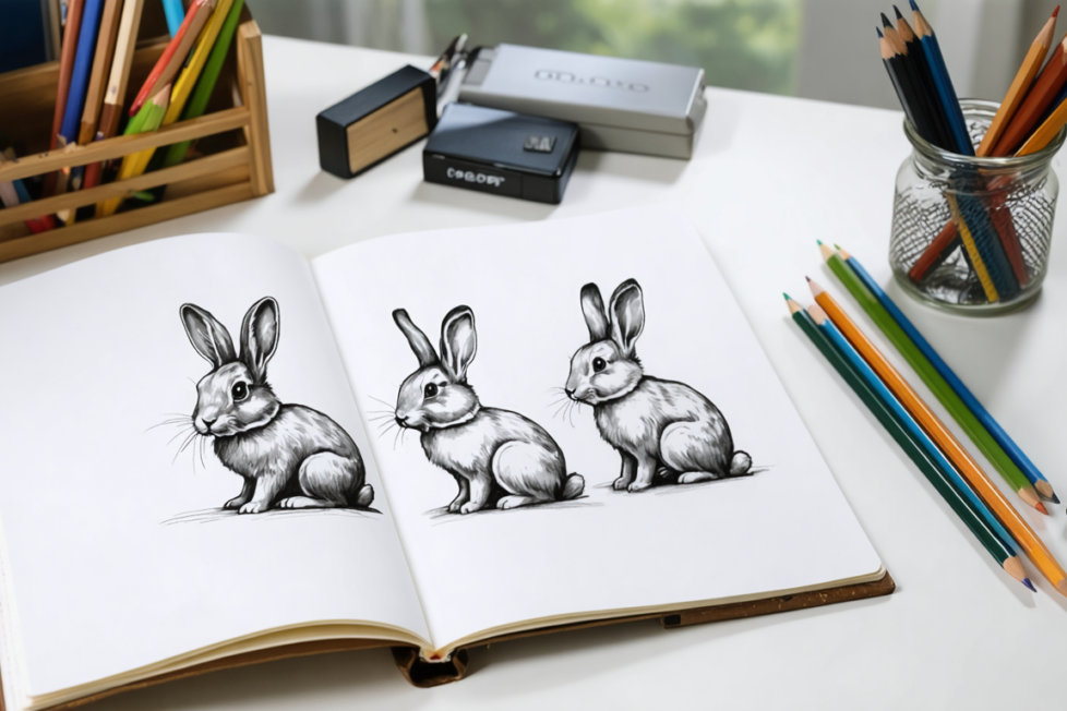 découvrez comment dessiner un lapin facilement grâce à notre guide étape par étape, idéal pour les débutants et les passionnés de dessin.