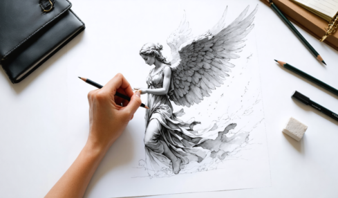 découvrez un guide rapide et facile pour apprendre à dessiner un ange étape par étape, même pour les débutants.