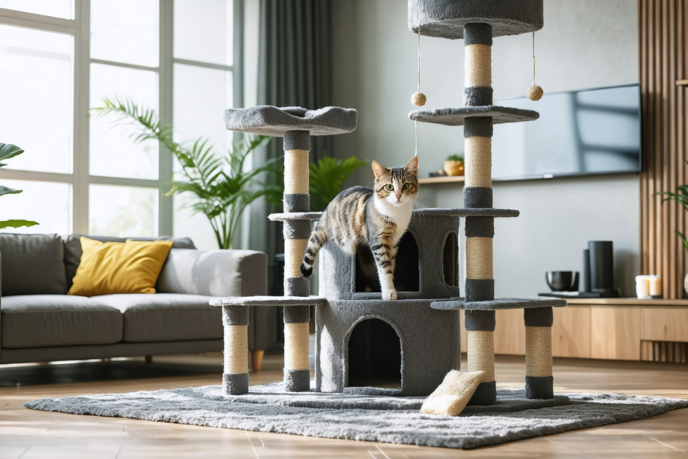 découvrez pourquoi un arbre à chat design est essentiel pour le bien-être et la santé de votre compagnon félin, alliant esthétique et confort pour un chat heureux et en pleine forme.