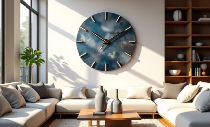 Sélectionner l'horloge murale design idéale pour métamorphoser votre décoration intérieure