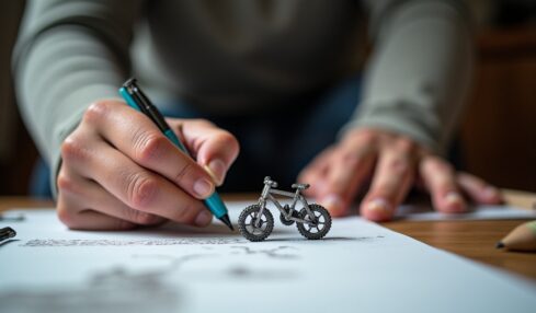 Maîtrisez l'art du dessin : créez un vélo étape par étape en toute simplicité