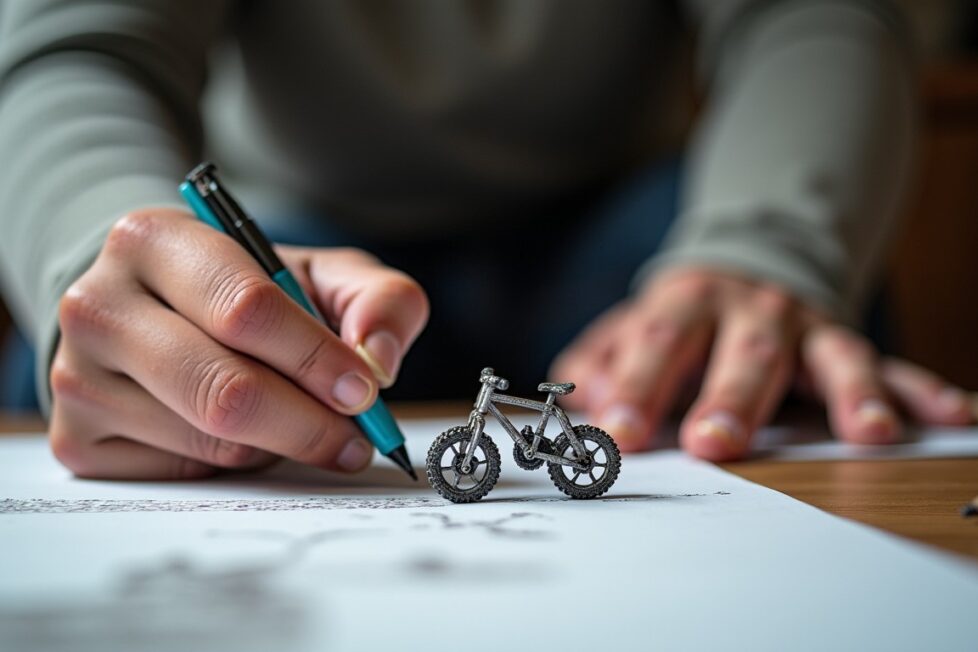 Maîtrisez l'art du dessin : créez un vélo étape par étape en toute simplicité