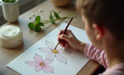 Apprenez à dessiner une fleur simple en quelques étapes faciles et rapides
