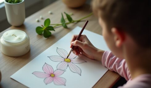 Apprenez à dessiner une fleur simple en quelques étapes faciles et rapides