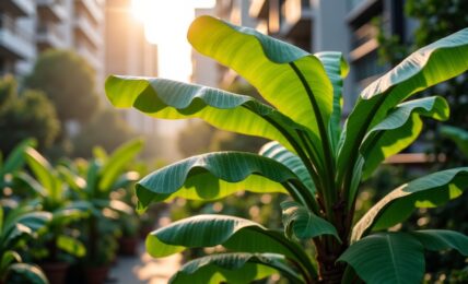 Le bananier Musa : l'atout tropical incontournable pour magnifier votre jardin en milieu urbain