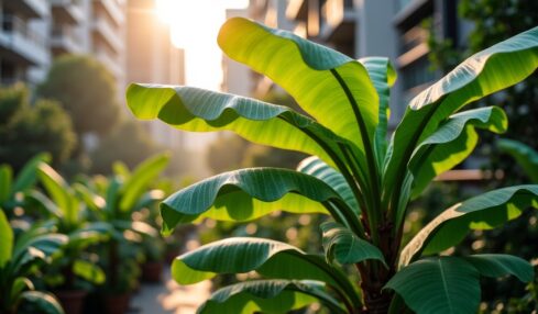 Le bananier Musa : l'atout tropical incontournable pour magnifier votre jardin en milieu urbain