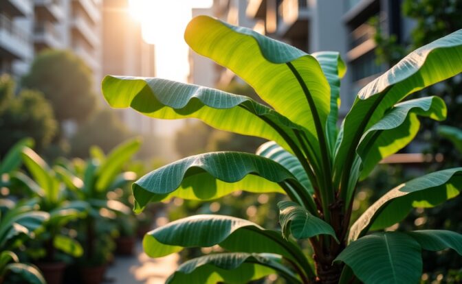 Le bananier Musa : l'atout tropical incontournable pour magnifier votre jardin en milieu urbain