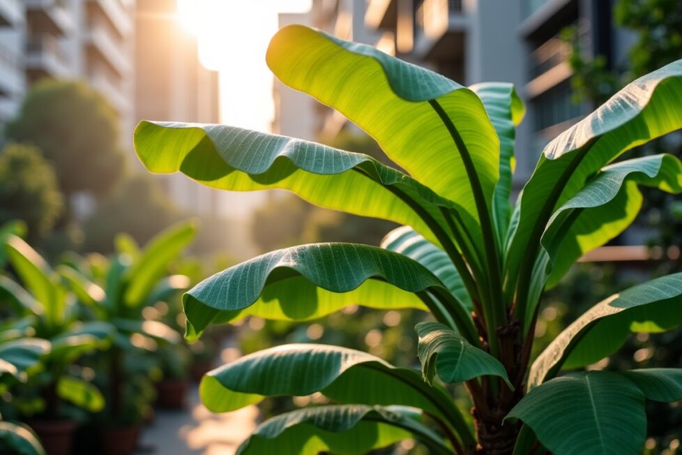 Le bananier Musa : l'atout tropical incontournable pour magnifier votre jardin en milieu urbain