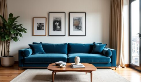 Bleu canard : astuces élégantes pour sublimer votre déco artistique intérieure