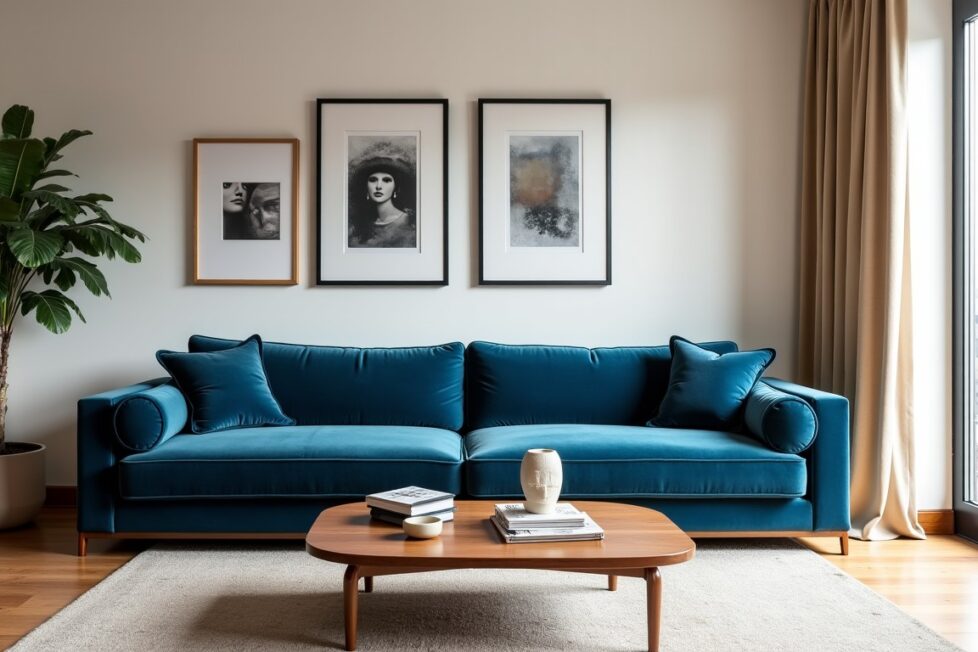 Bleu canard : astuces élégantes pour sublimer votre déco artistique intérieure