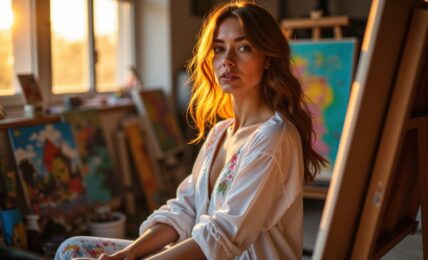 Une muse : là où l'inspiration artistique s'entrelace avec l'âme créative