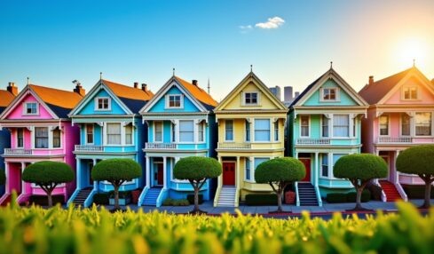 San Francisco et ses Painted Sisters : l'emblème chatoyant de l'architecture victorienne