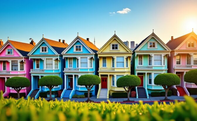 San Francisco et ses Painted Sisters : l'emblème chatoyant de l'architecture victorienne