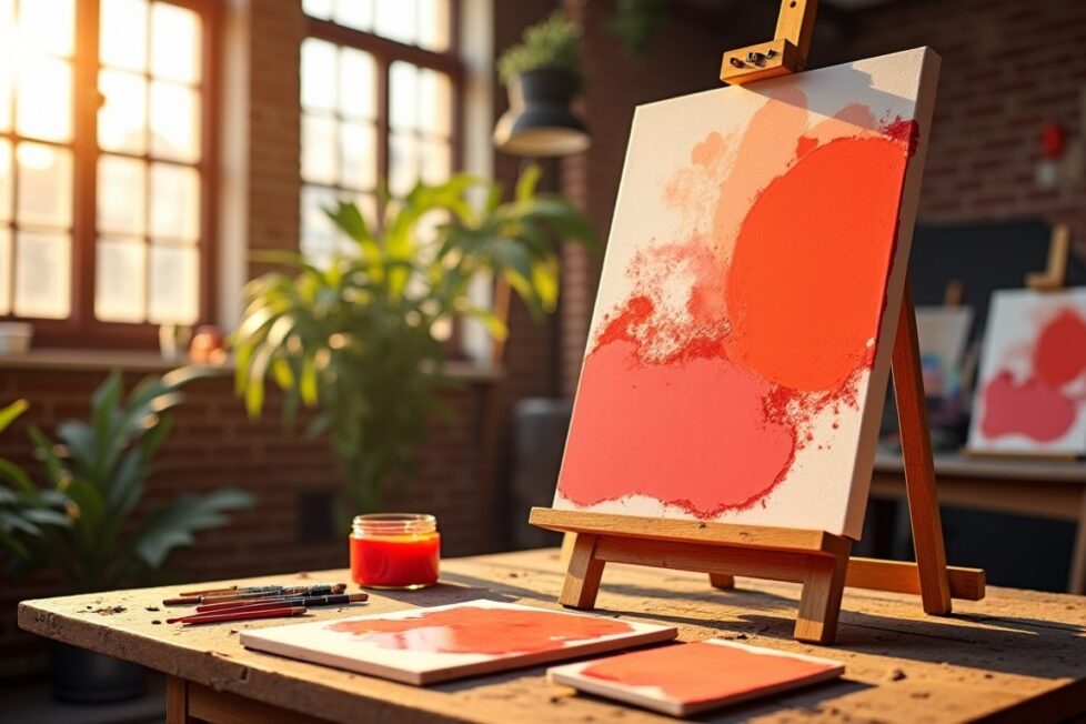 Couleur corail : le secret de son attrait irrésistible chez les artistes contemporains